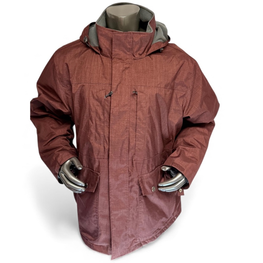 Swiss Tech Men's Maroon Raincoat size XL (46-48) pre loved